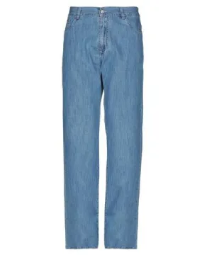 Canali Man Denim trousers Blue 40 jeans