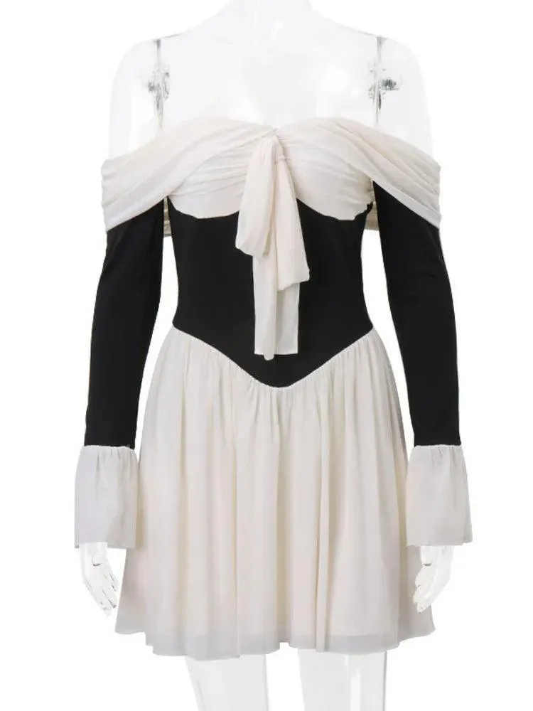 Cassandra Bow and Flare Dress