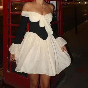 Cassandra Bow and Flare Dress