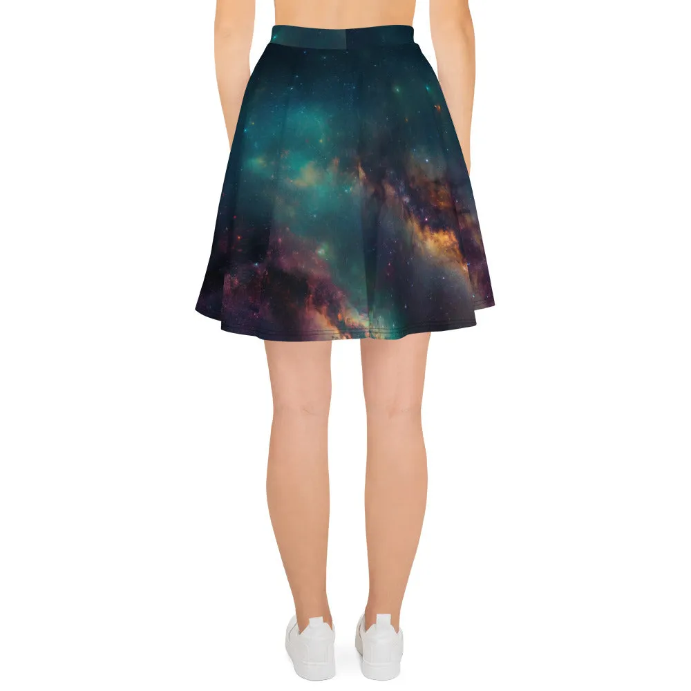 Celestial Soul Voyage Skater Skirt