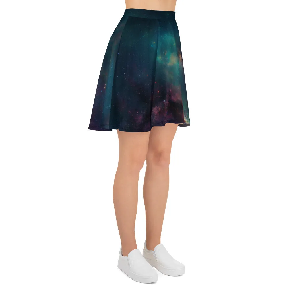 Celestial Soul Voyage Skater Skirt