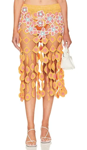 CeliaB Jataka Skirt in Orange