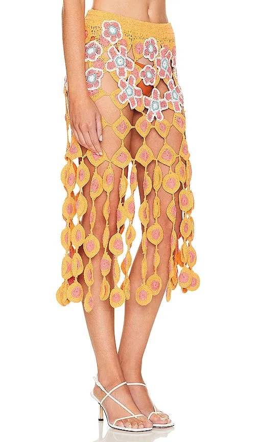CeliaB Jataka Skirt in Orange