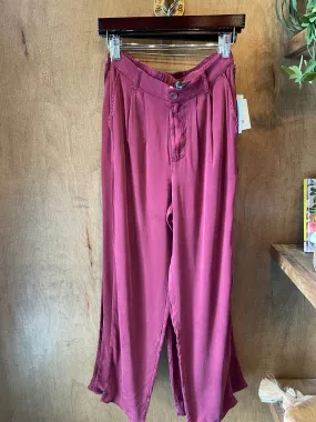 Deep Plum Pleat Trouser Deep Plum Pleat Trouser