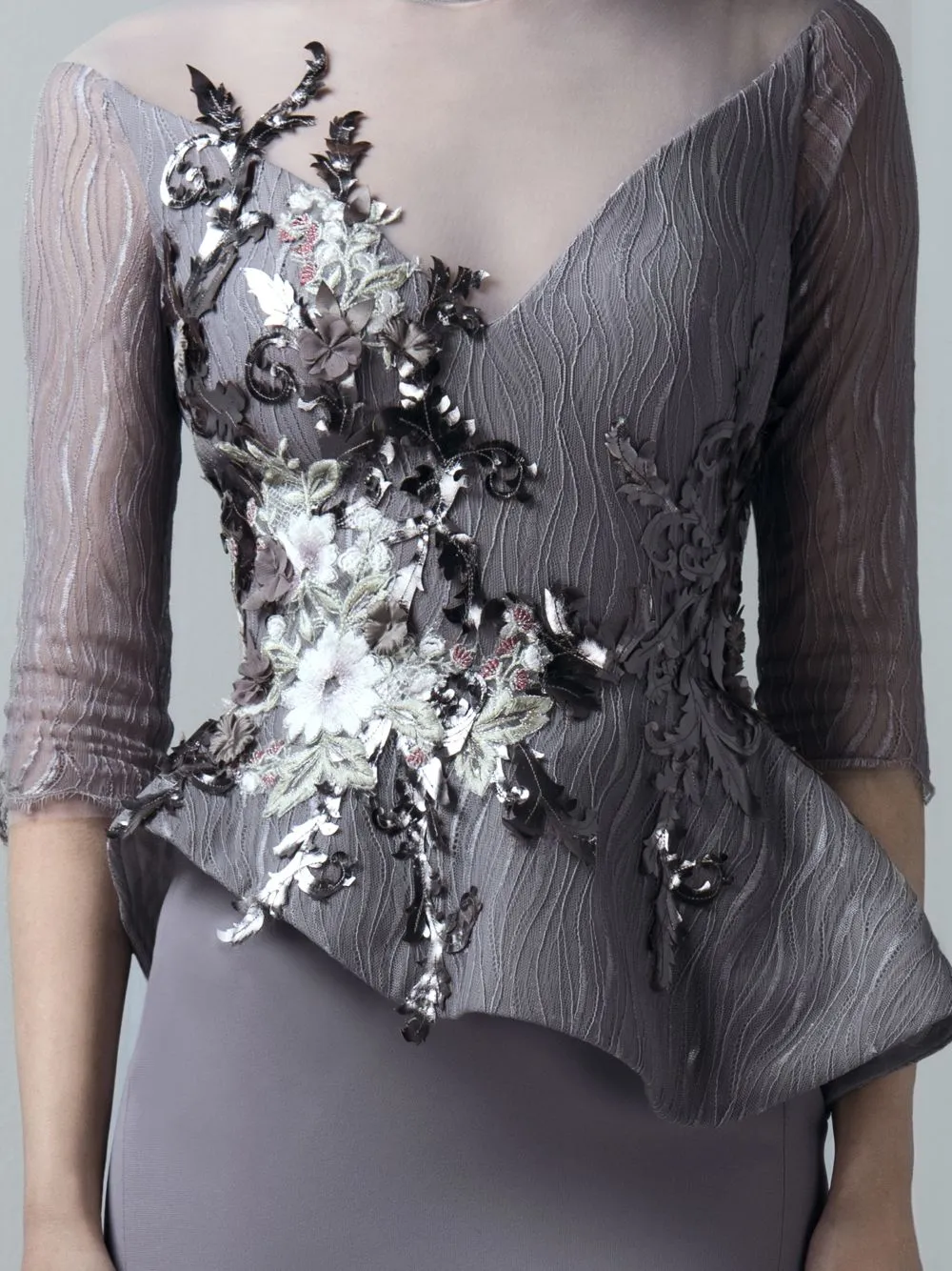Embroidered Mermaid Dress