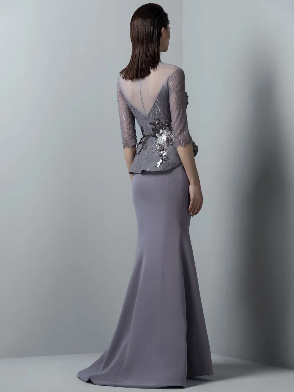 Embroidered Mermaid Dress