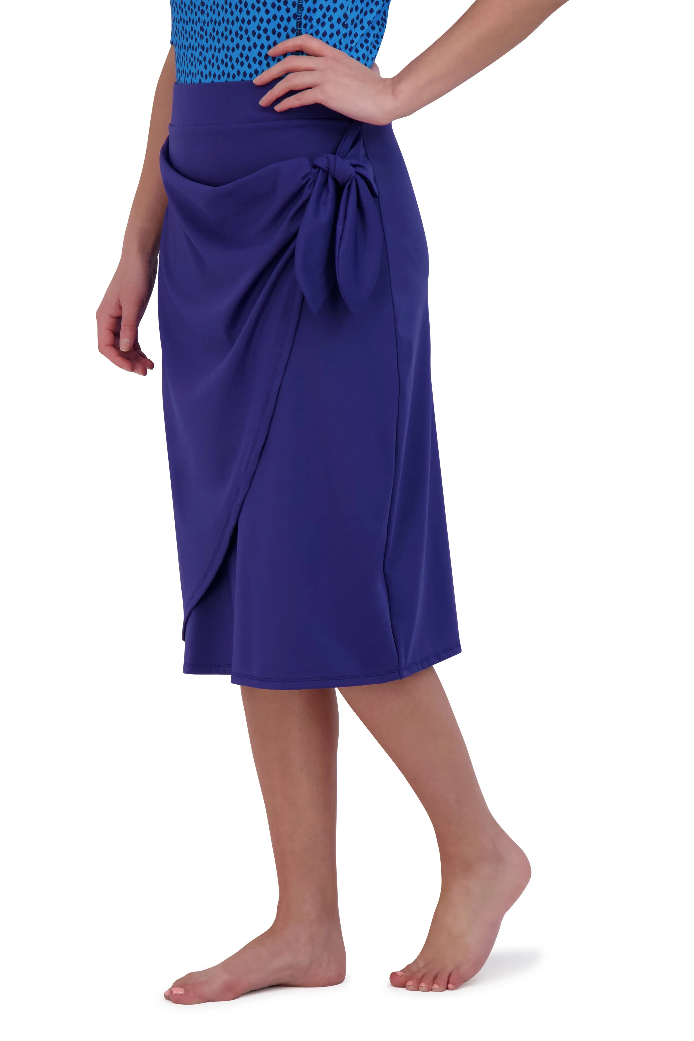 Faux Sarong 26"-Sailor Blue (final-sale)