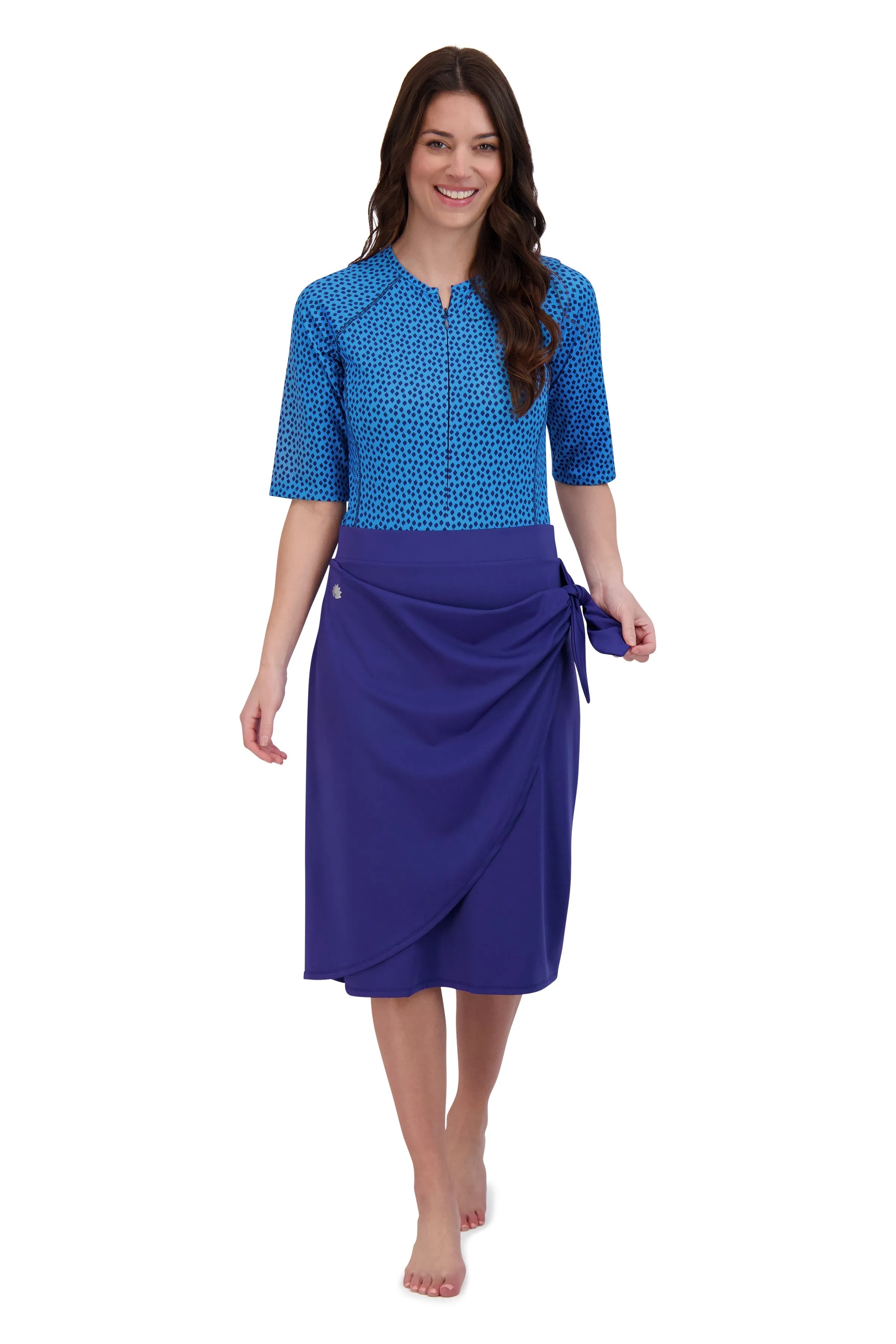 Faux Sarong 26"-Sailor Blue (final-sale)