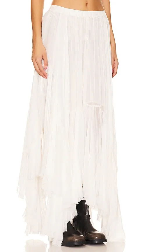 Free People Clover Skirt in White