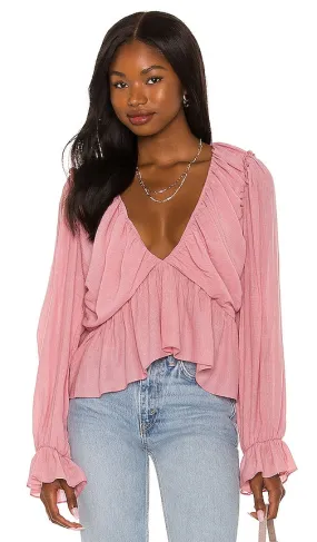 Free People Daia Top in Pink