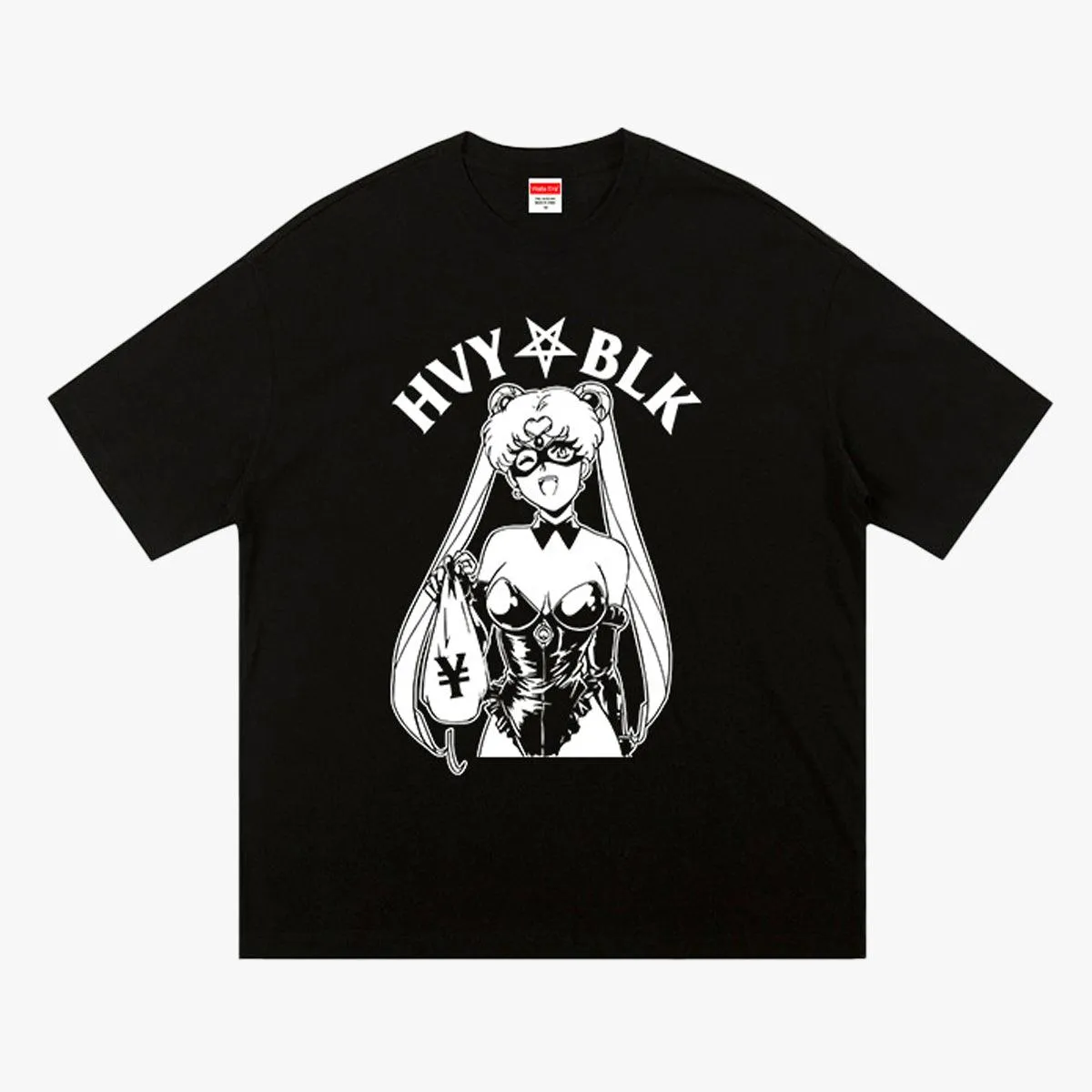 Heavy Black Heist Sailor Moon T-Shirt
