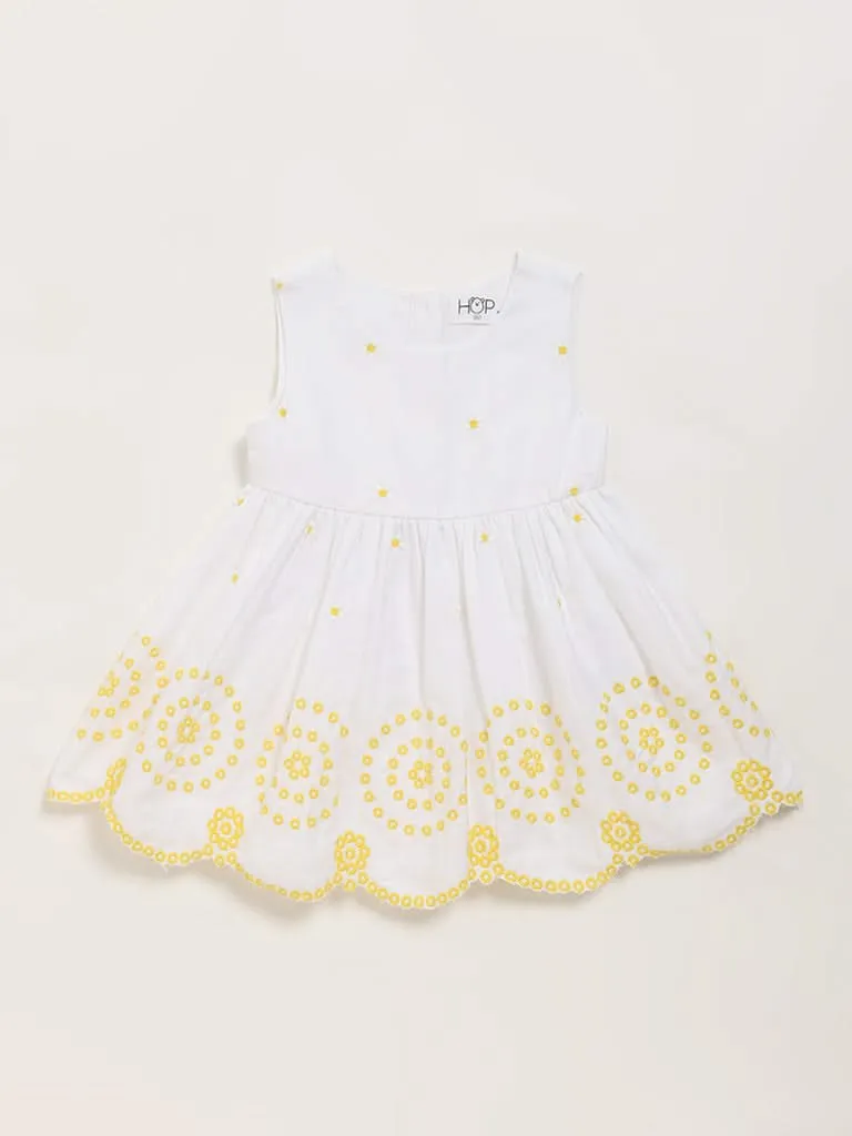 HOP Baby White A-Line Dress