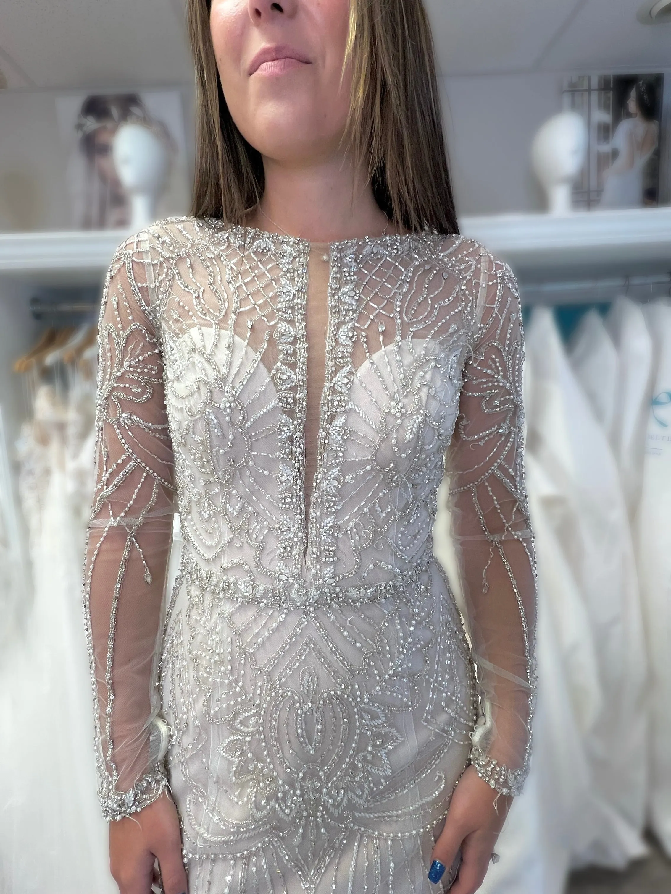 Justin Alexander Signature 9894 Wedding Dress Sample