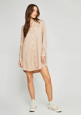 Katie Button-Down Shirt Dress