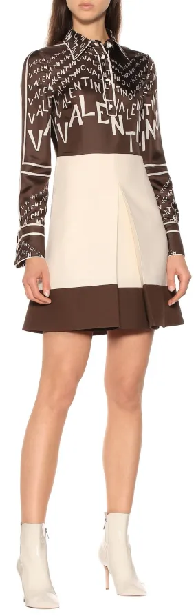 Logo Print Shirt-Dress
