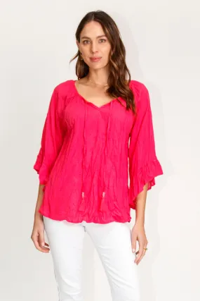 Lula Life Chloe Cotton Top Melon On Sale