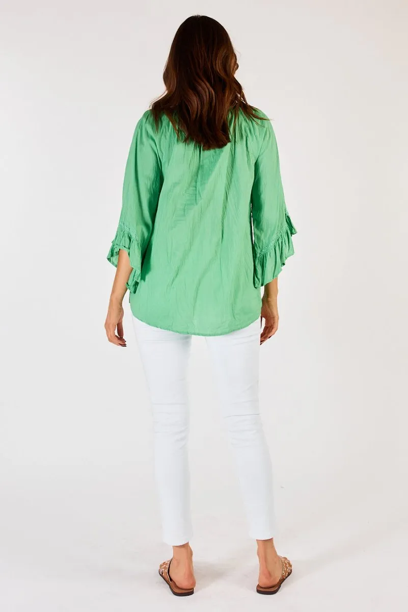 Lula Life Chloe Cotton Top Sea