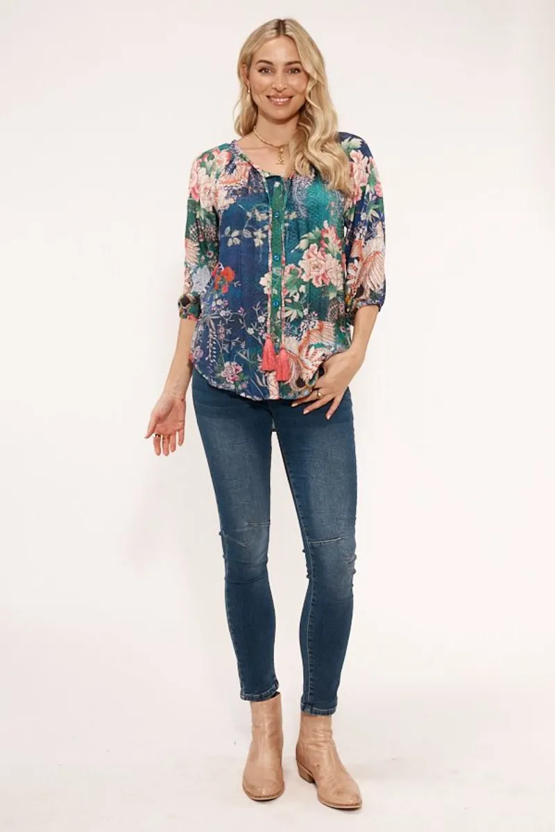 Lula Life Wisteria Top Print