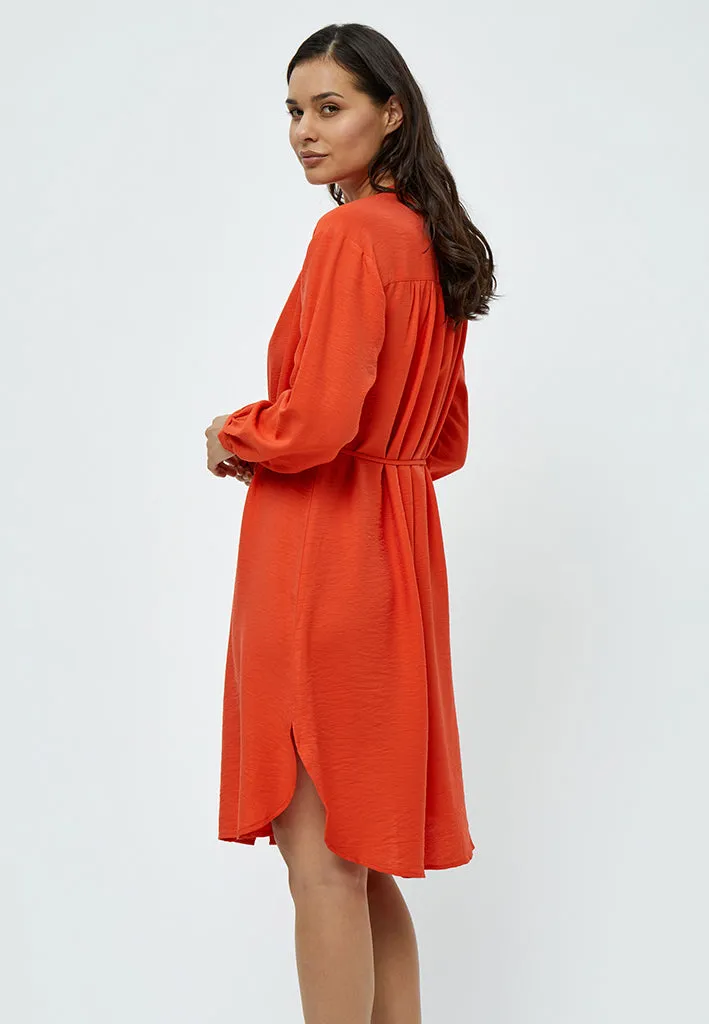 Mirinda Harmonia Shirt Dress - Intense Orange