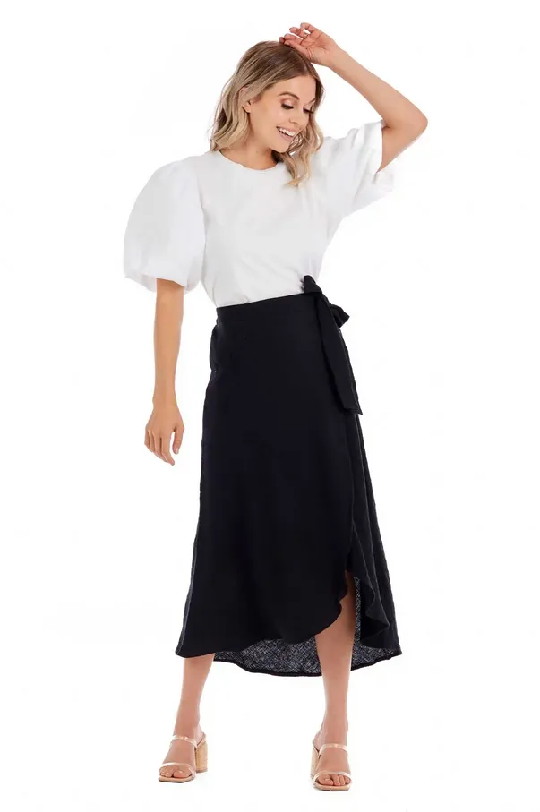Mudpie Mallie Gauze Wrap Skirt