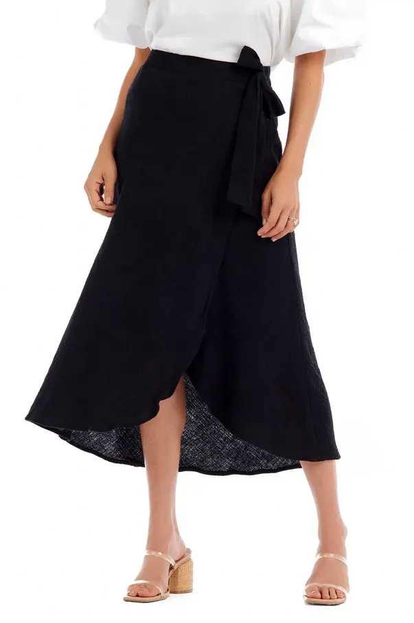 Mudpie Mallie Gauze Wrap Skirt