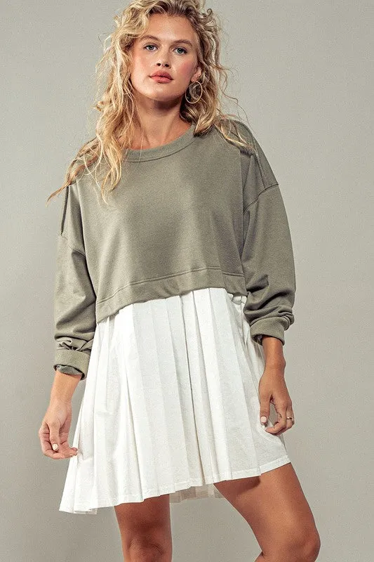 Peplum Sweater  Dress