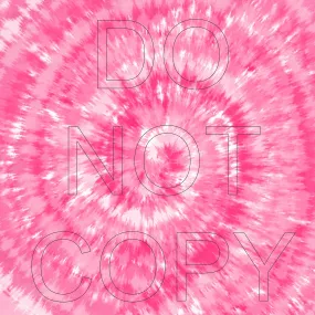 Pink Tie Dye Swirl - Full Pattern - Vinyl, Sublimation Transfers