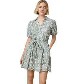 Short Sleeve Tiered Peplum Dress