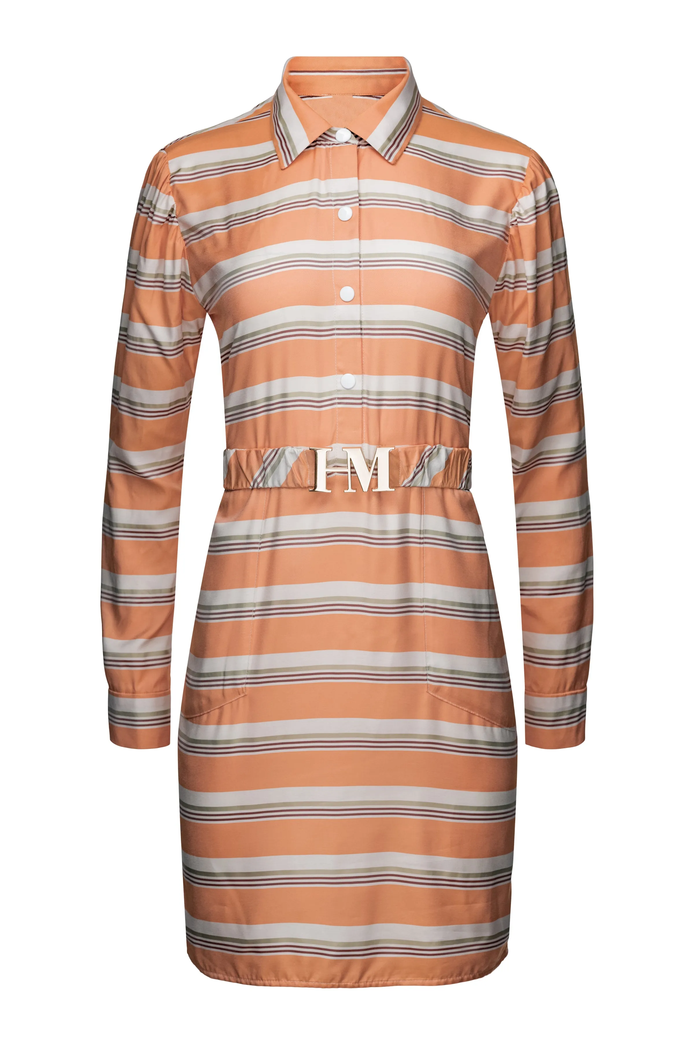 Striped Blouse Dress