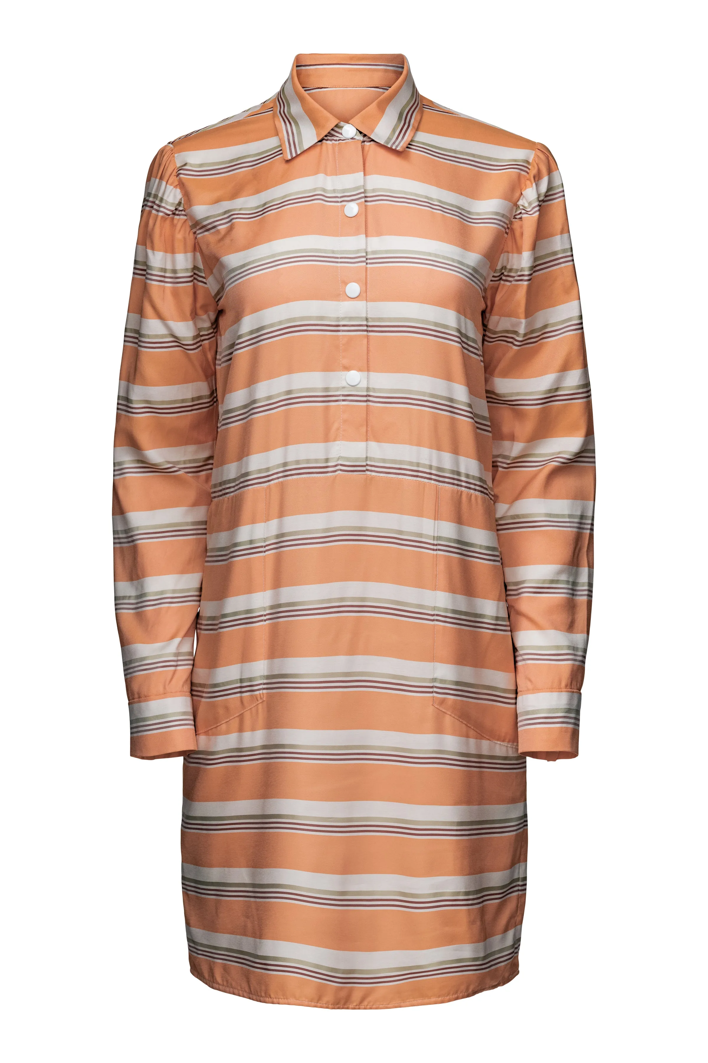 Striped Blouse Dress