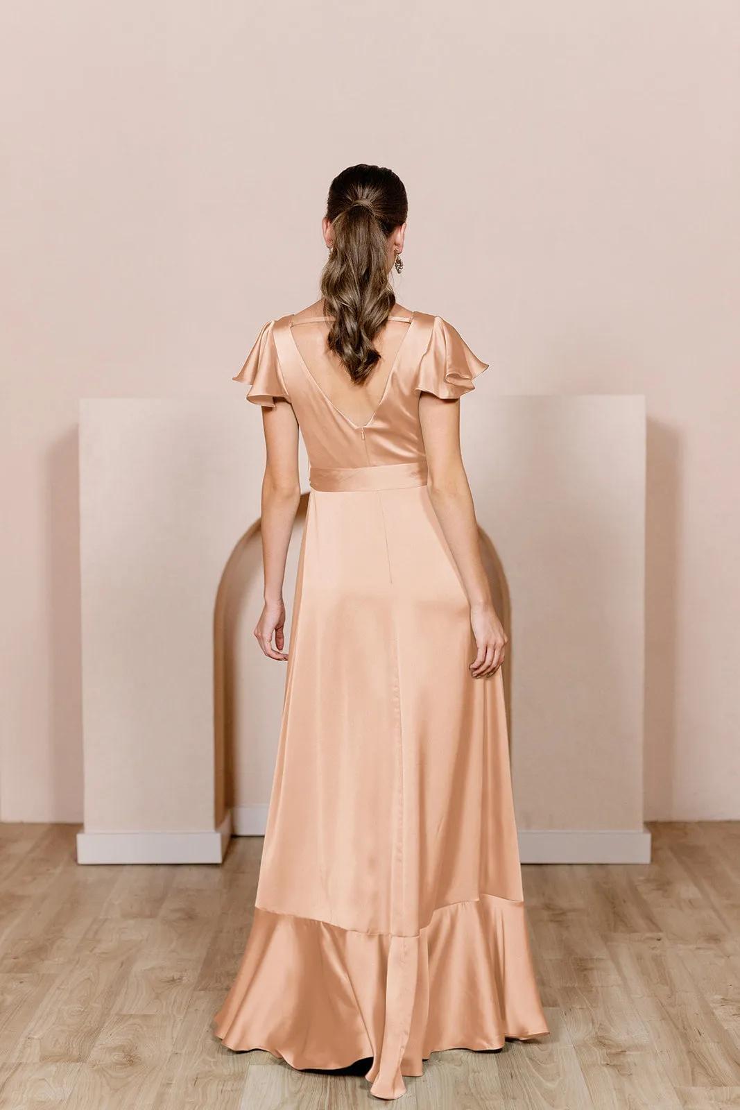 Thalia Satin Dress | Made To Order