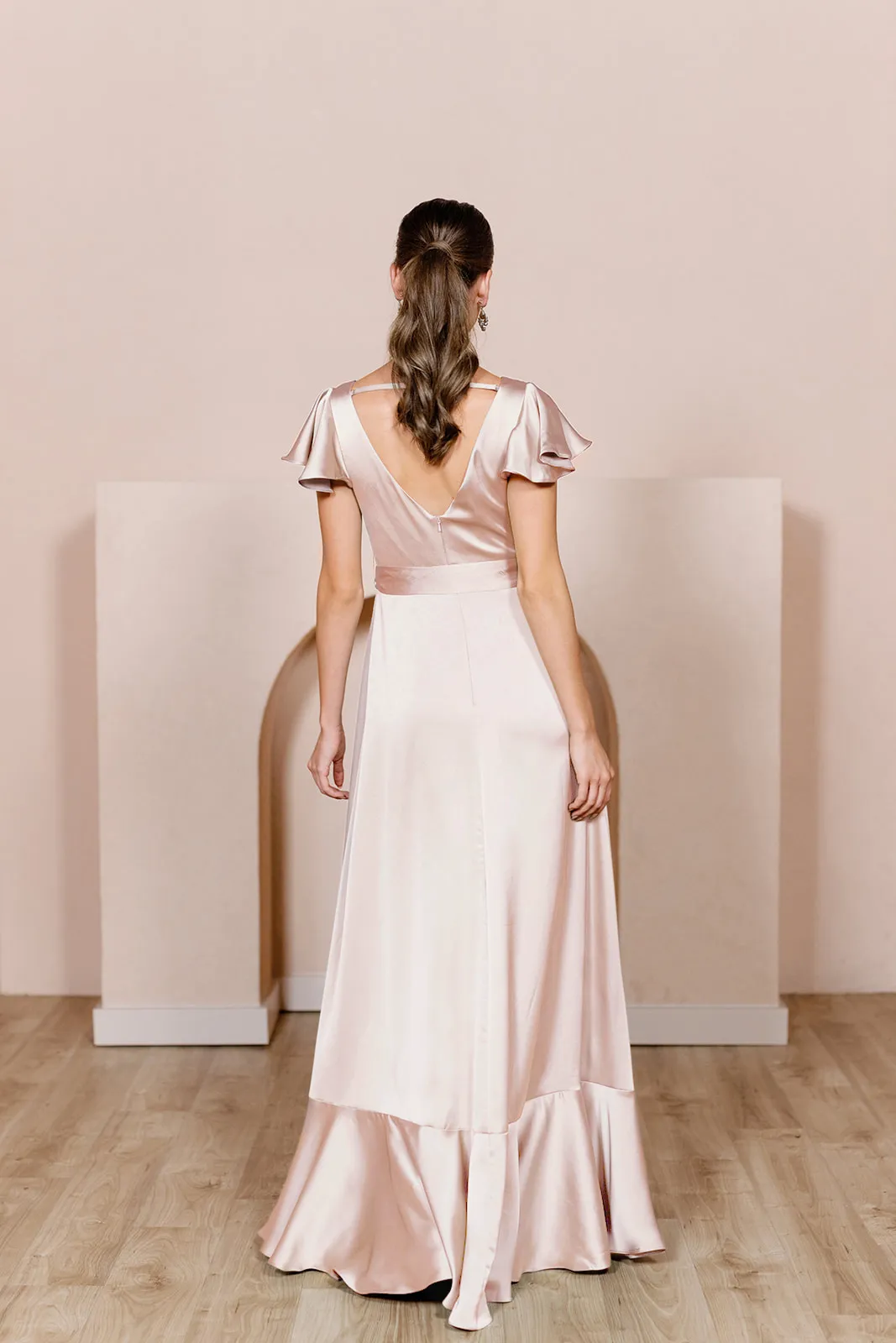 Thalia Satin Dress | Made To Order