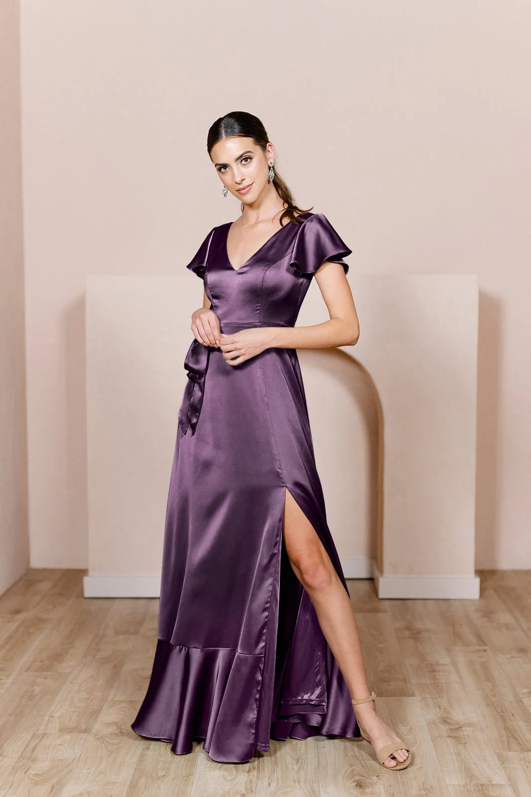 Thalia Satin Dress | Made To Order