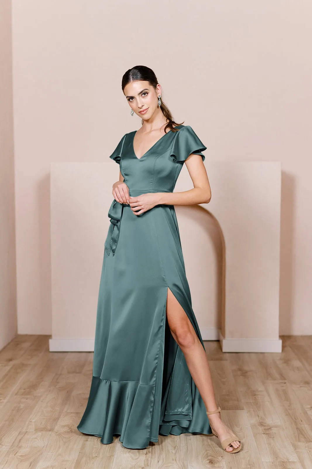 Thalia Satin Dress | Made To Order