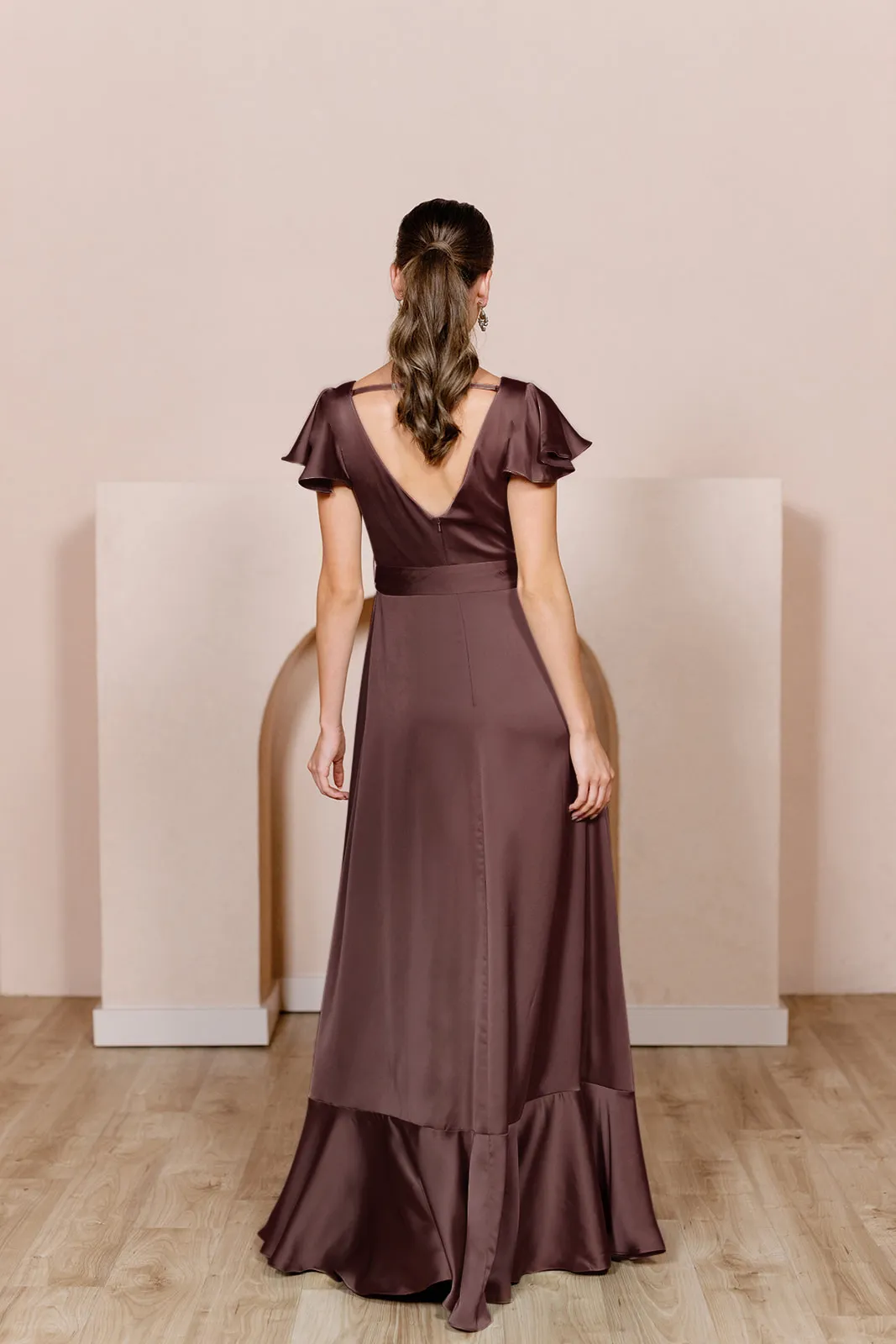 Thalia Satin Dress | Made To Order