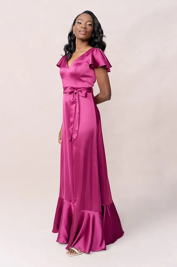 Thalia Satin Dress | Made To Order