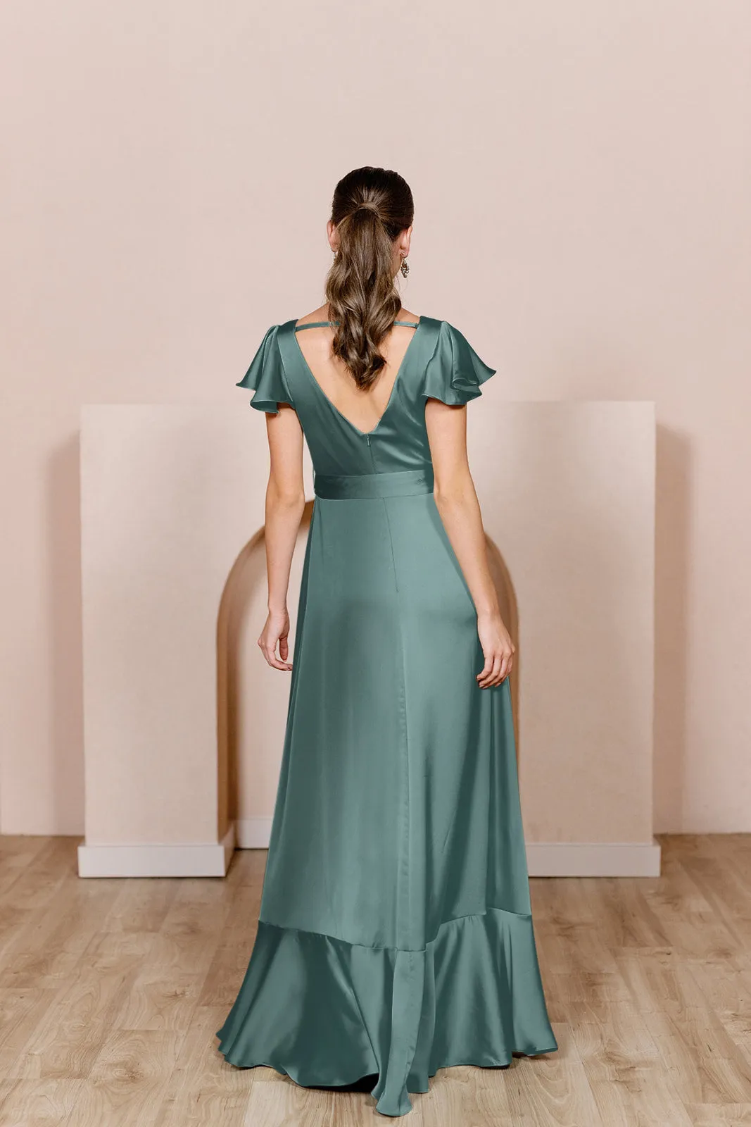 Thalia Satin Dress | Made To Order