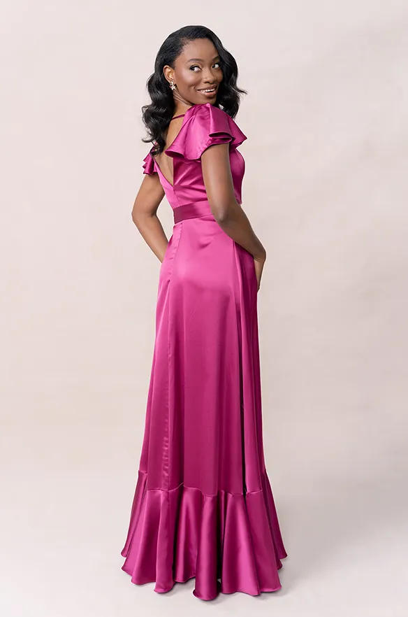 Thalia Satin Dress | Made To Order