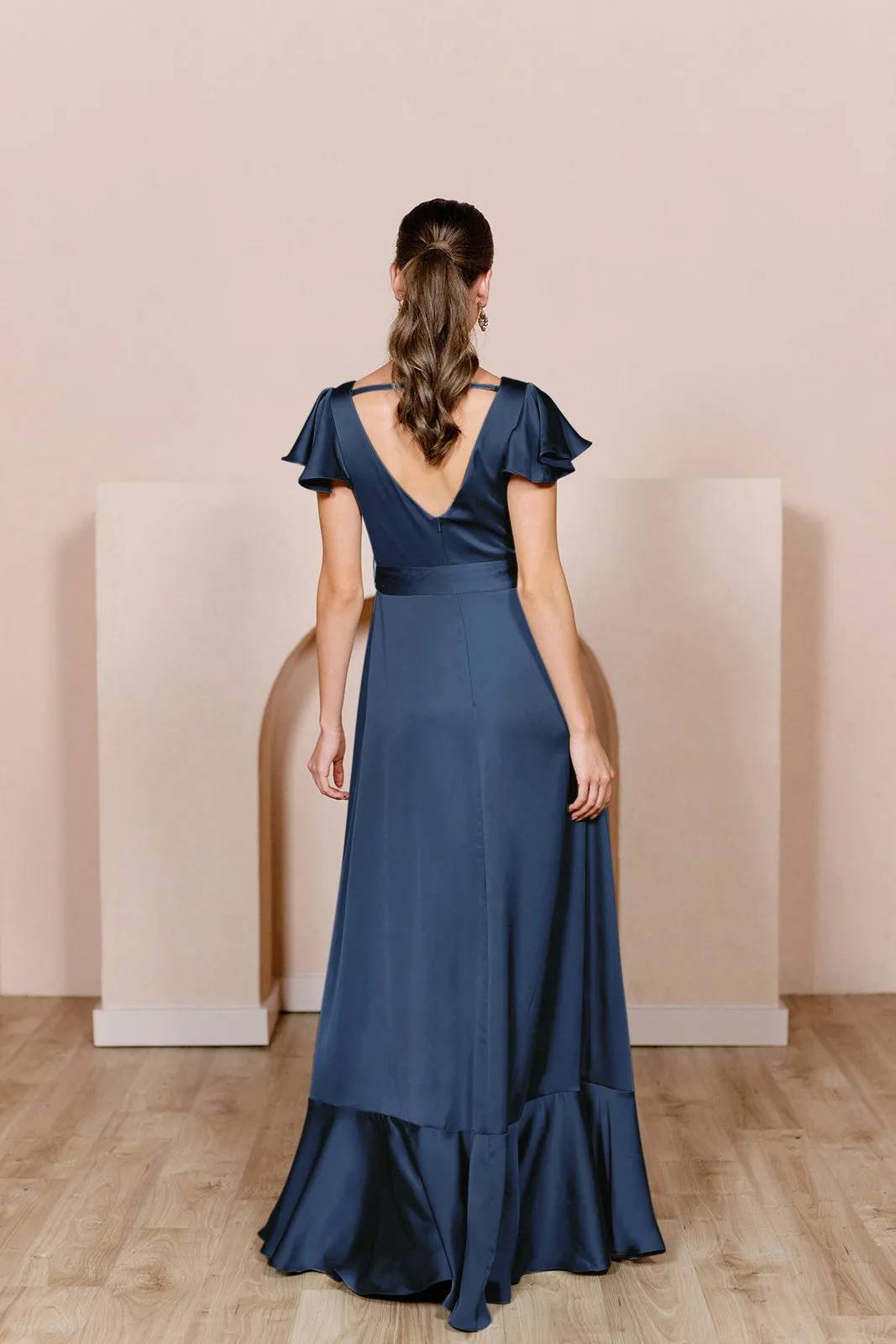 Thalia Satin Dress | Made To Order