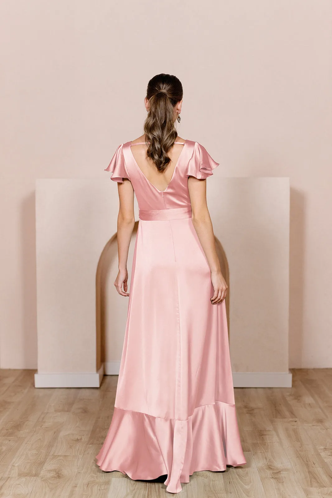 Thalia Satin Dress | Made To Order