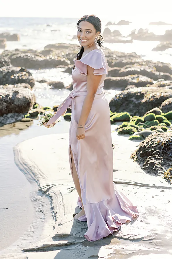 Thalia Satin Dress | Made To Order
