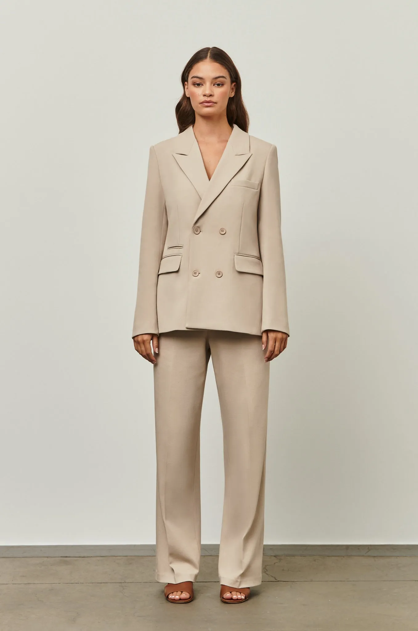 The Mackay - Pebble Pleated Japanese Viscose Trouser