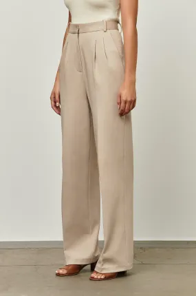 The Mackay - Pebble Pleated Japanese Viscose Trouser