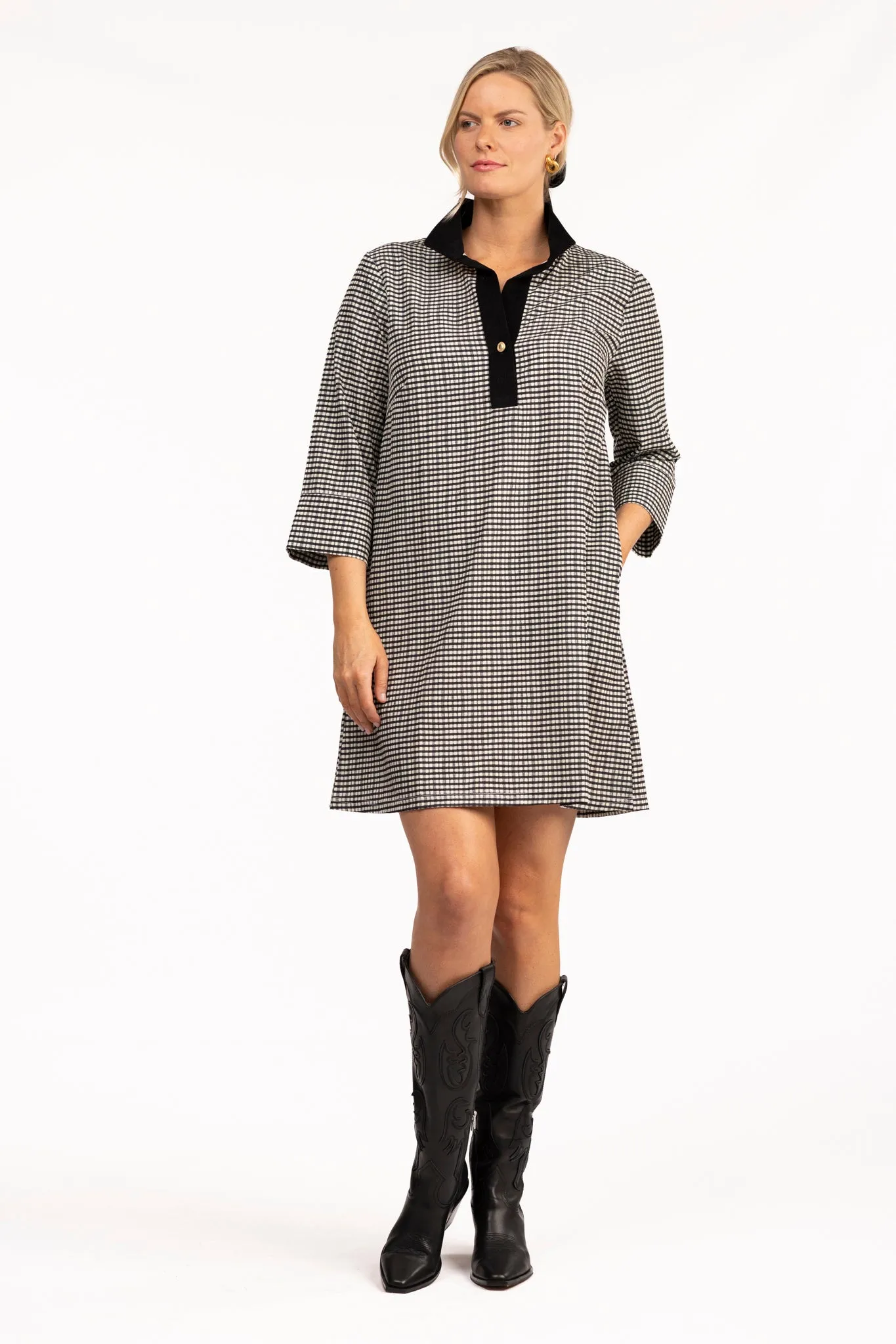 The Sophia Dress - French Gingham