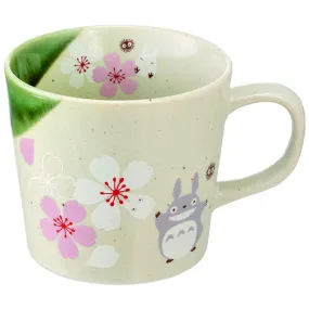 Totoro Traditional Japanese Dish Series - Mug (Sakura/Cherry Blossom) - My Neighbor Totoro