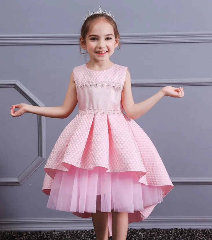 Tulle Layered Flower Girl Party Dress