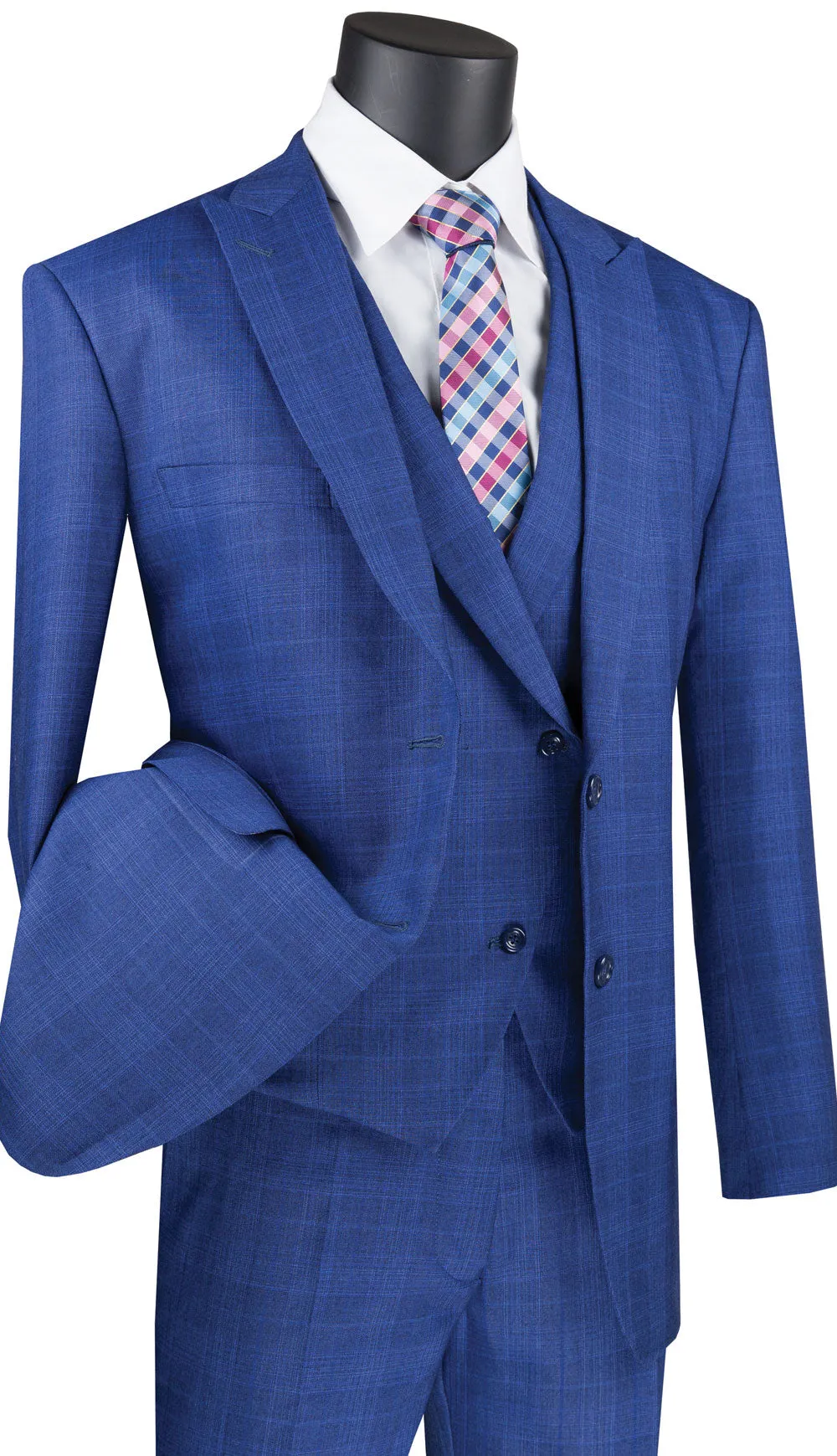 Vinci MV2W1-BL Mens Suit
