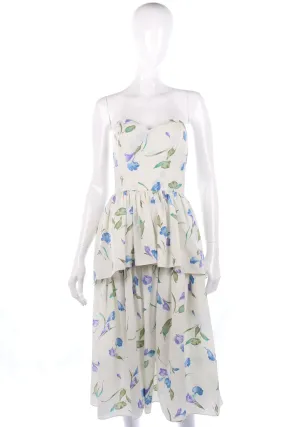 Vintage Radley white floral dress size S Vintage Radley white floral dress size S