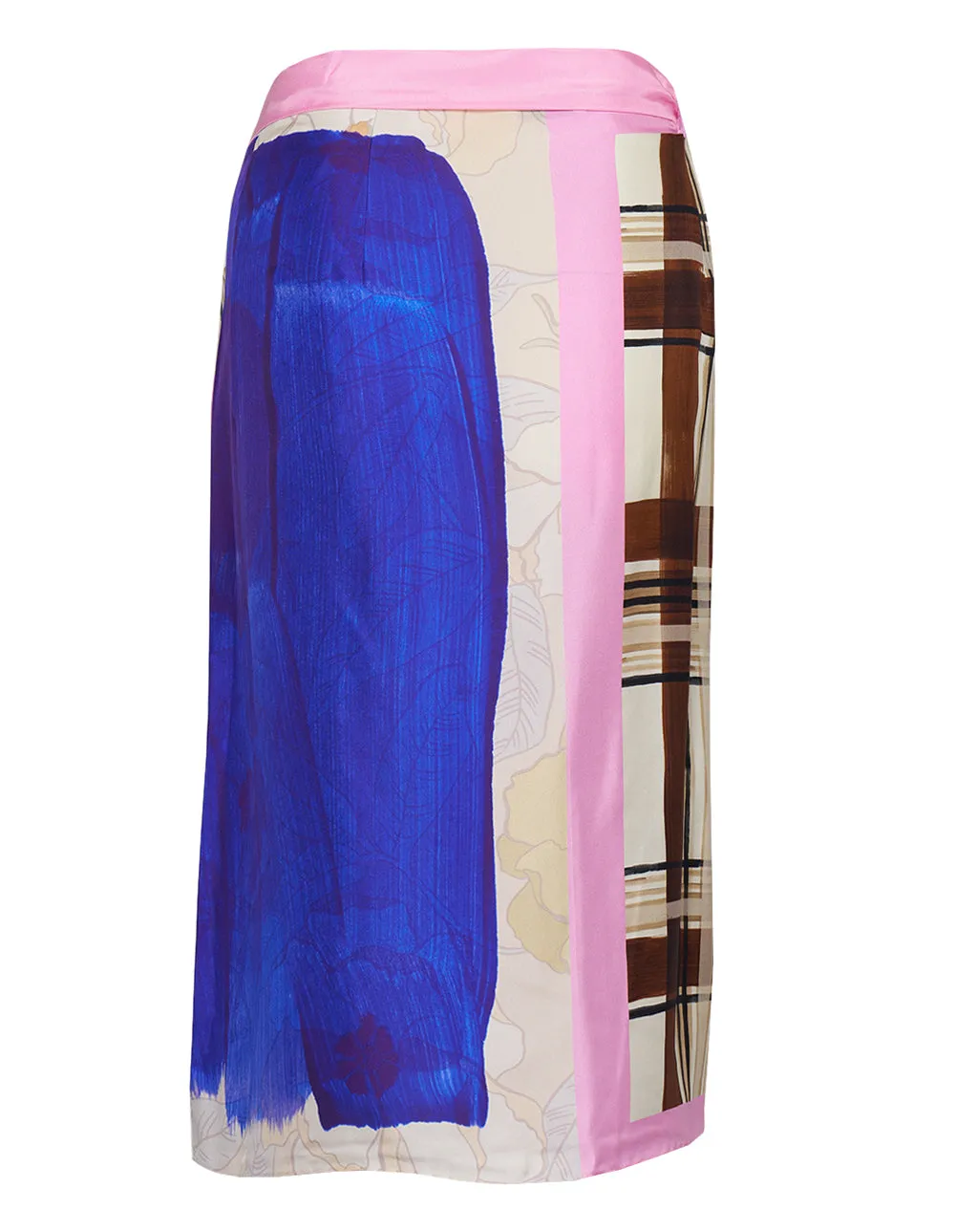 Wrap Print Skirt