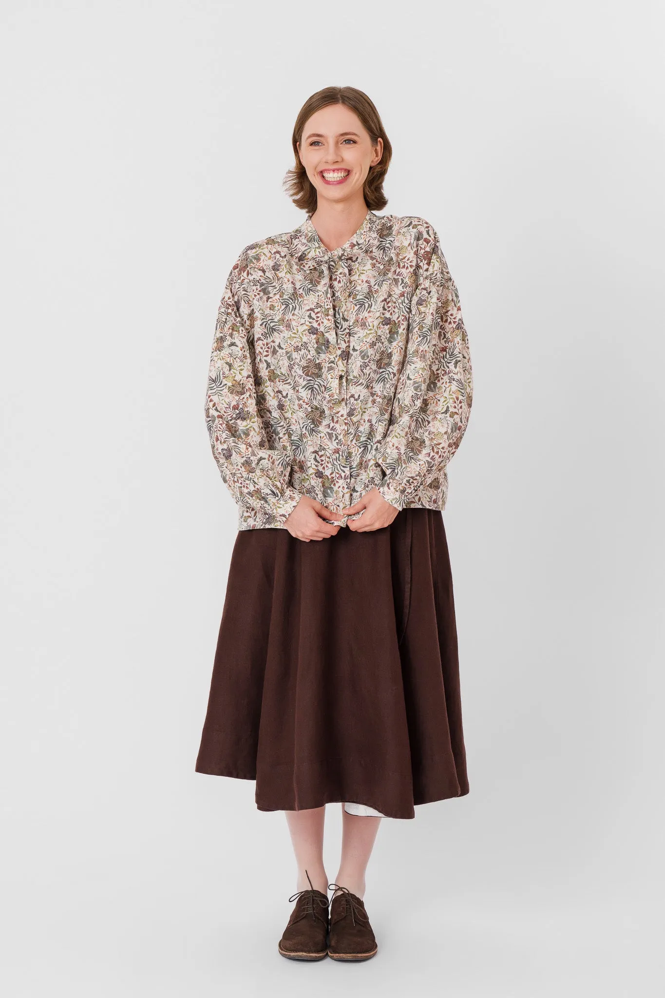 Wrap Skirt, Twill Linen
